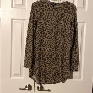 Cheetah print sweater